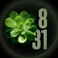 Liquid Glass Watch Face